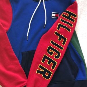 colorful Tommy Hilfiger hoodie
